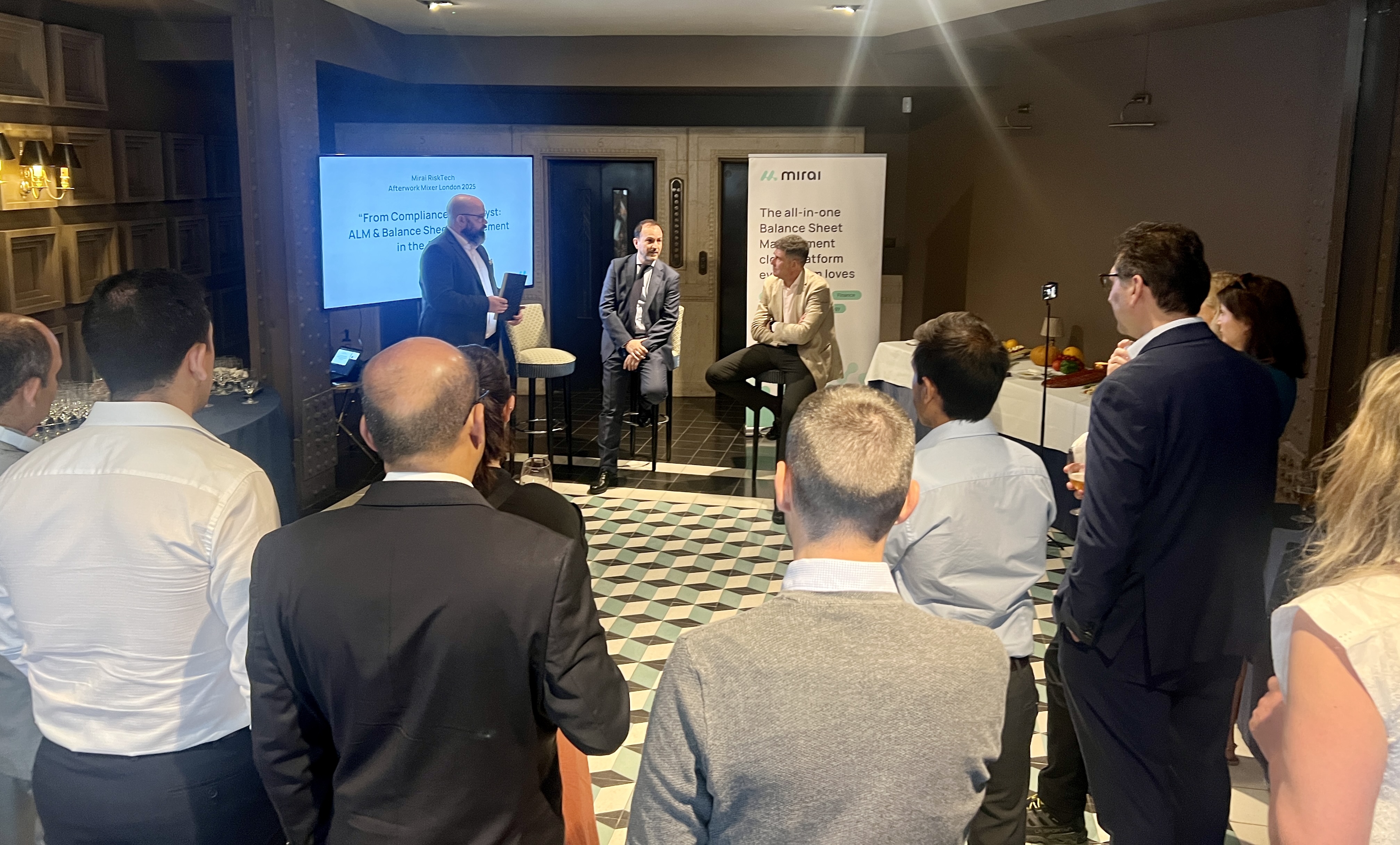 Recap of the Mirai RiskTech Afterwork Mixer London 2025