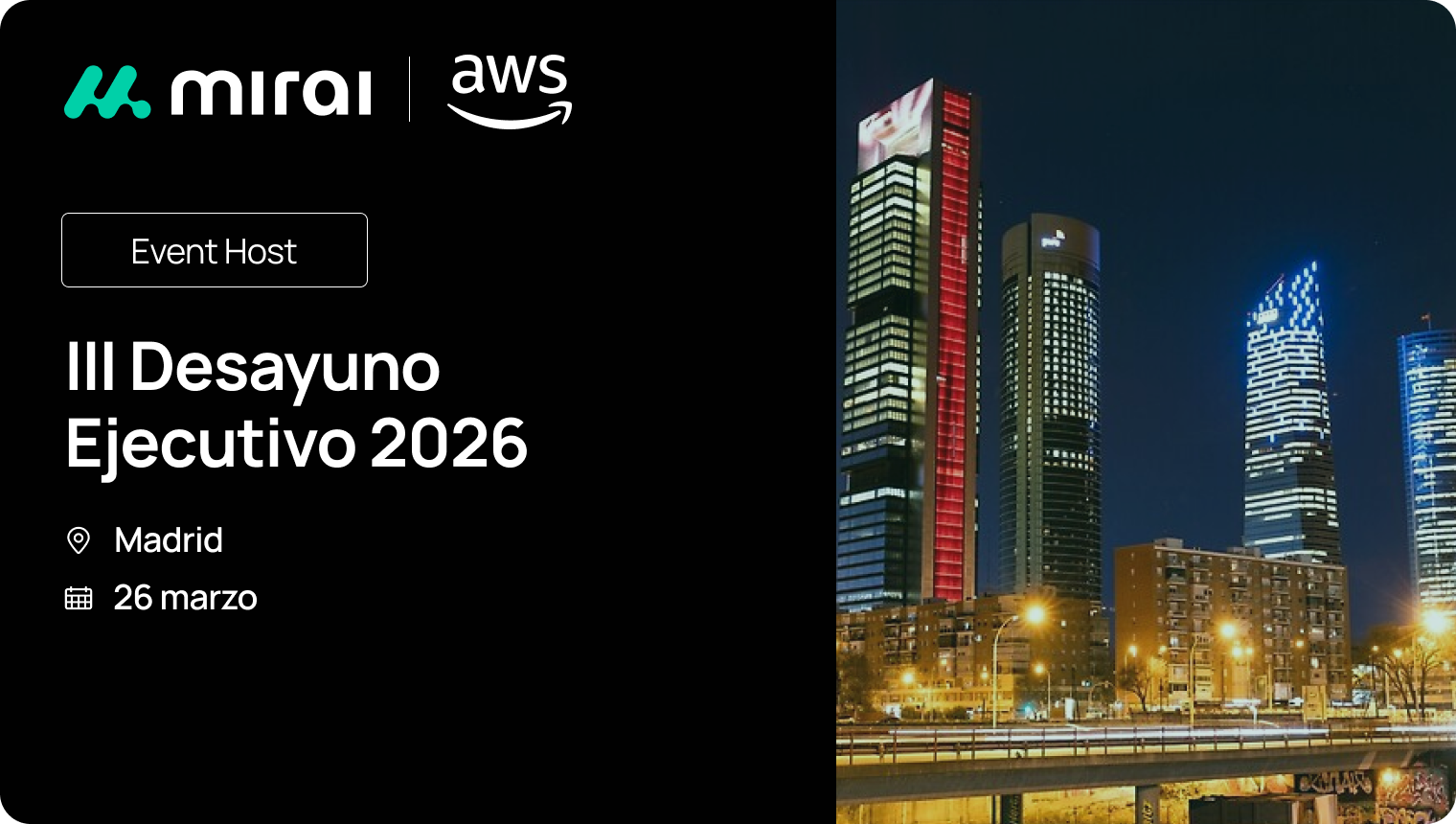 Mirai RiskTech hosts III Executive Breakfast Madrid