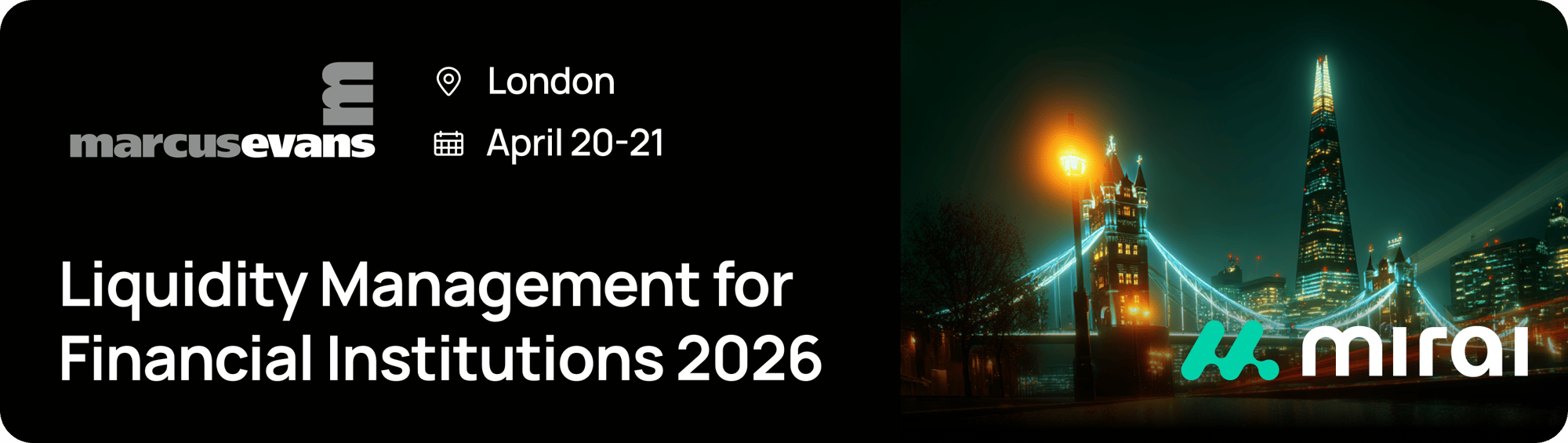 Email Banner - Marcus Evans London