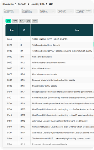 Contract-Level Traceability for banking regulatory reporting items