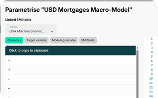 Parametrise Mortagages Macro-Model